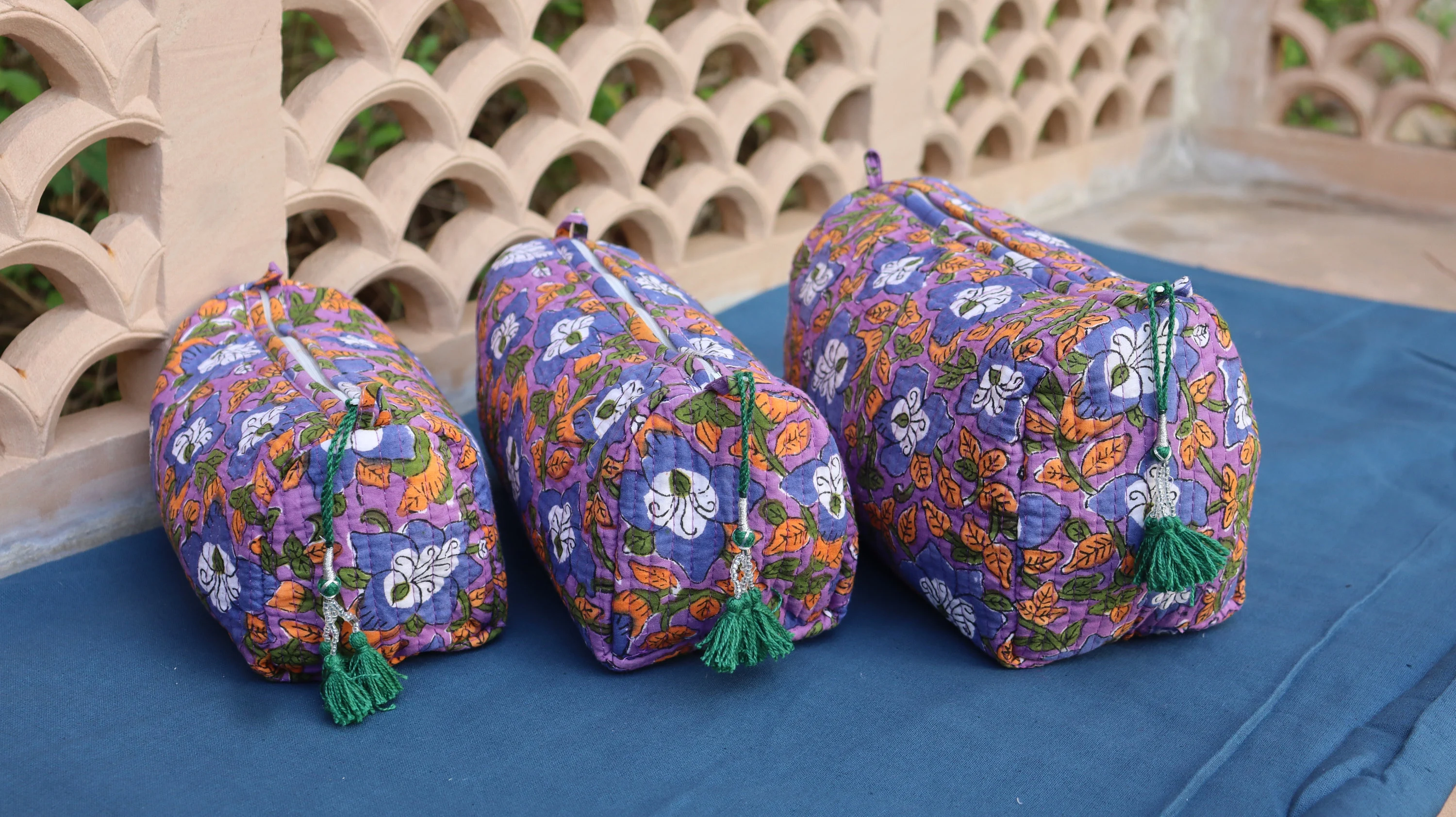 Cotton Cosmetic Bags